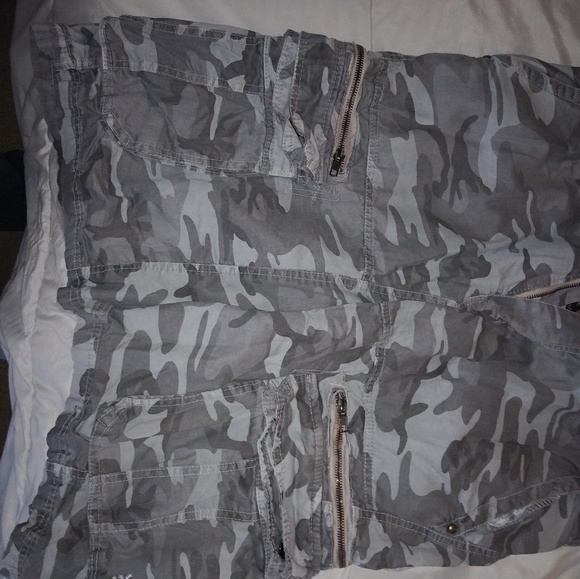 Denim camouflage men shorts - Picture 3 of 7